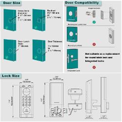 Camera Smart Lock, 3-in-1 Camera+Doorbell+Fingerprint Keyless Entry, Built-in Wi