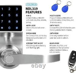 Colosus NDL319 Keyless Electronic Trusted Digital Smart Door Lock, Keypad