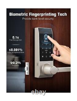 Contour Keyless Smart Lock 2 in 1 Doorbell Fingerprint WiFi with Handle, App