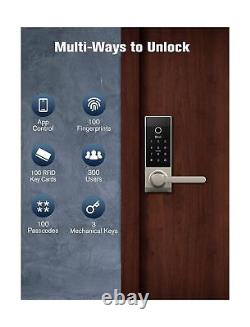 Contour Keyless Smart Lock 2 in 1 Doorbell Fingerprint WiFi with Handle, App