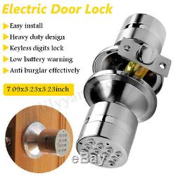 DIY Safety Home Security Keyless Smart Lock Keypad Battery Power Door Entry Lock