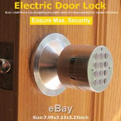 DIY Safety Home Security Keyless Smart Lock Keypad Battery Power Door Entry Lock