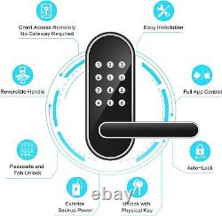 Digital Smart Lock with Code Passcode, Electric Doorknob/Handle, Keyless Black