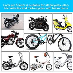 Disc Brake Lock, Motorcycle Bike Alarm Disc Lock, Smart Bluetooth APP Keyless mm