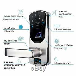 Door-Lock-Keypad-Keyless-Entry-Electronic-Smart-Digital-Fingerprint-Deadbolt-US