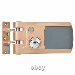 Door Lock Smart Keyless Security Door Lock with 4 Remote Controllers Home Security
