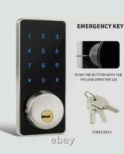 Door Lock WiFi Smart Lock, Smart Electronic Door Lock with keyless, Touchscreen