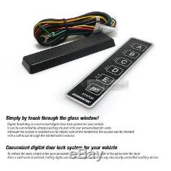 Door Touch Digital Smart Key Lock Unlock AUX Relay Kit Keyless For All Vehicle