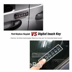 Door Touch Digital Smart Key Lock Unlock AUX Relay Kit Keyless For Peugeot
