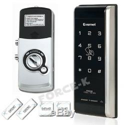 EVERNET EN250-S Smart Keyless Lock Digital Doorlock Security Entry Passcode+RFID