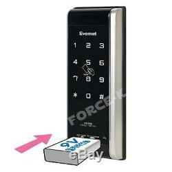 EVERNET EN250-S Smart Keyless Lock Digital Doorlock Security Entry Passcode+RFID