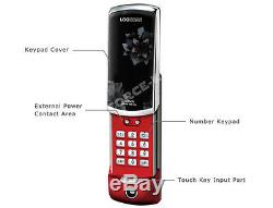 EVERNET LH500-N Keyless Lock Smart Digital Doorlock Security Entry Passcode Red