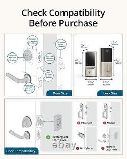 Easy Install Keyless Entry Lock with Remote Control and Smart Home Integration