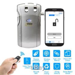 Electric Smart Door Lock Wireless Fernbedienung Security Keyless iOS Android APP