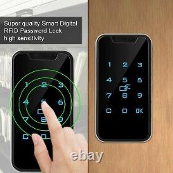 Electronic Cabinet Lock, Zinc Alloy Smart Digital RFID Password Keyless Lock