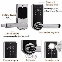Electronic Code Keyless Keypad Security Entry Smart Door Lock 11 RFID