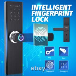 Electronic Digital Fingerprint &Password Door Lock Smart Security Entry Keyless