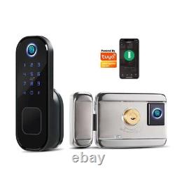 Electronic Door Lock DOUBLE SIDED Outdoor Gate App WIFI Passcode RFID Keyless