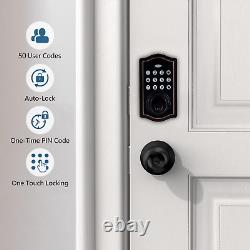 Electronic Door Lock, Keyless Entry Door Lock with Keypad, Smart Deadbolt Lock