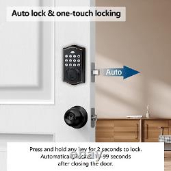 Electronic Door Lock, Keyless Entry Door Lock with Keypad, Smart Deadbolt Lock