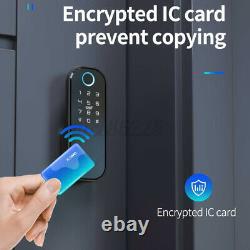 Electronic Fingerprint Door Lock Touch Password Keyless Smart Digital Keypad ^
