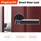 Electronic Fingerprint Smart Handle Door Lock Security Keyless Usb Rechargeable