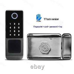 Electronic Smart Fingerprint Door Lock Tuya Wifi Remote Control Digital Keyless