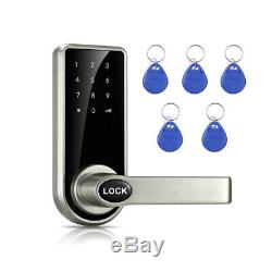 Electronic Smart Keyless Door Lock Code Keypad Security Entry+ 5 RFID Card Tag