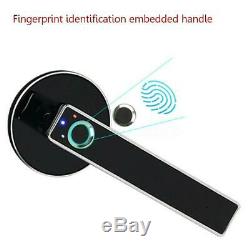 Electronic Smart Wireless Fingerprint Bluetooth Door Lock Keyless Security Steel