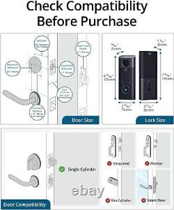 Eufy S330 Video Smart Lock Camera Doorbell Fingerprint Keyless Entry Door Lock