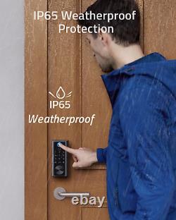 Eufy Security E130 Smart Lock Touch, Fingerprint Keyless Entry Door Lock, IP65