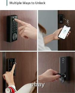 Eufy Security Smart Lock Fingerprint Touch Scanner Keyless Black T8510111 New
