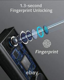 Eufy Security Smart Lock Touch, Fingerprint Keyless Entry Lock, Bluetooth, IP65