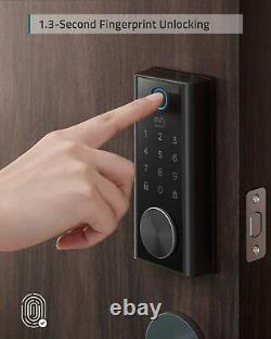 Eufy Security Smart Lock Touch, Fingerprint Scanner, Keyless Door Lock Deadbolt