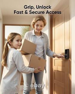 Eufy Smart Lock C33 Wi-Fi Fingerprint Keyless Door Lock with Handle, APP Control