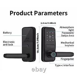 Fingerprint Bluetooth Digital Keypad Keyless Tuya Smart Lock New Smart Door Lock