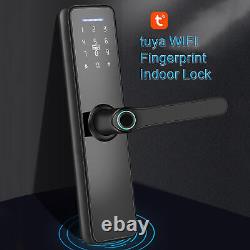 Fingerprint Door Lock Home Security WiFi APP Password Keypad IC Card Unlock