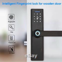 Fingerprint Door Lock IC Card Finger Password Smart Lock Keyless Entry Securtiy