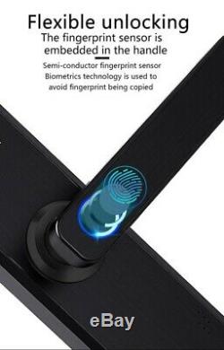 Fingerprint Door Lock IC Card Smart Lock Touchscreen Keyless Entry Home Securtiy