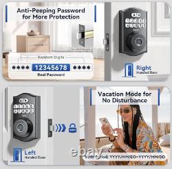 Fingerprint Door Lock Keyless Entry Deadbolt with App Control, Smart Door Lock