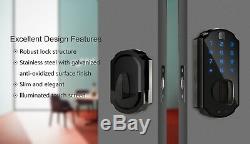 Fingerprint Door Lock, Smart Lock Touchscreen Keypad Keyless Digital Door Lock