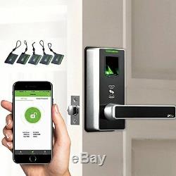 Fingerprint Door Lock with Bluetooth Biometric Smart Lock Keyless Home Entry + 5