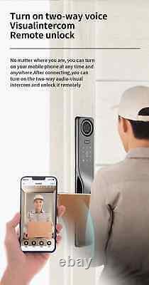 Fingerprint Face Smart Lock Tuya Wifi Keyless Intercom Palm Vein Auto Door Lock