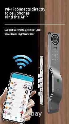 Fingerprint Face Smart Lock Tuya Wifi Keyless Intercom Palm Vein Auto Door Lock