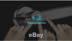 Fingerprint Keyless Entry System Digital Biometric Smart Door Lock Home Security