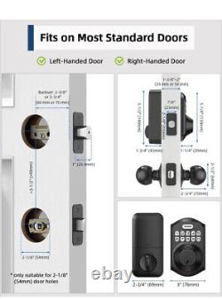 Fingerprint Lock Set Keyless Entry Door Lock with Keypad Deadbolt Smart Lock