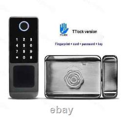 Fingerprint Lock Waterproof Wifi Remote Control Digital Code Keyless Door Lock