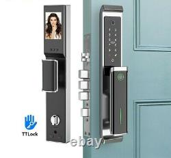 Fingerprint Security Smart Door Lock 3DCamera Password Electronic Doorbell Entry