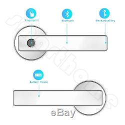 Fingerprint Smart Door Lock Biometric Keyless Entry WiFi Bluetooth APP Unlock