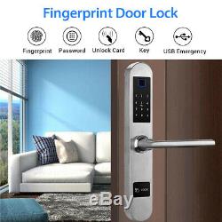 Fingerprint Smart Door Lock Home Password Keyless Security Electronic Biometric